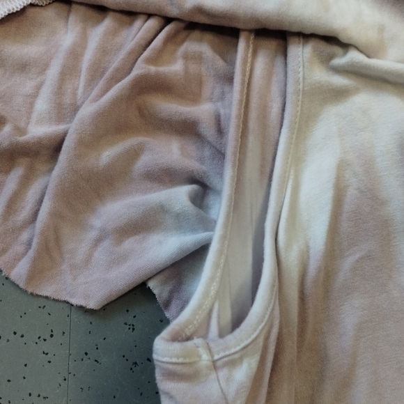 Juicy Couture Tye Dye Top Womens Size Medium Layered Sleeveless Jersey Stretch - Picture 9 of 13